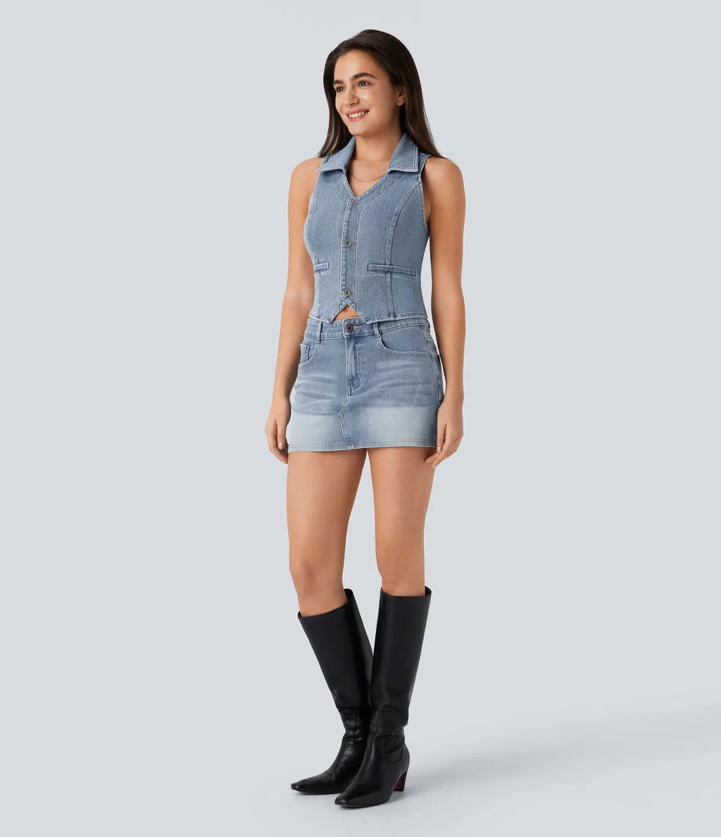 Conjunto Denim Elegance