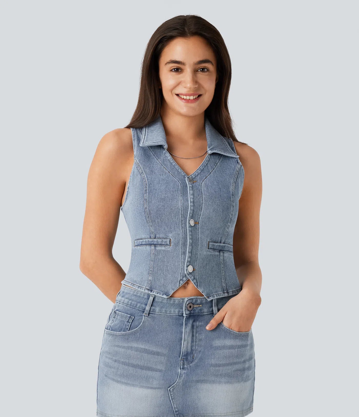 Conjunto Denim Elegance
