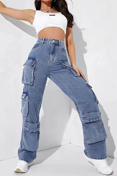 Jean Cargo Wide Leg