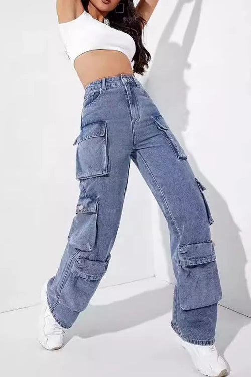 Jean Cargo Wide Leg