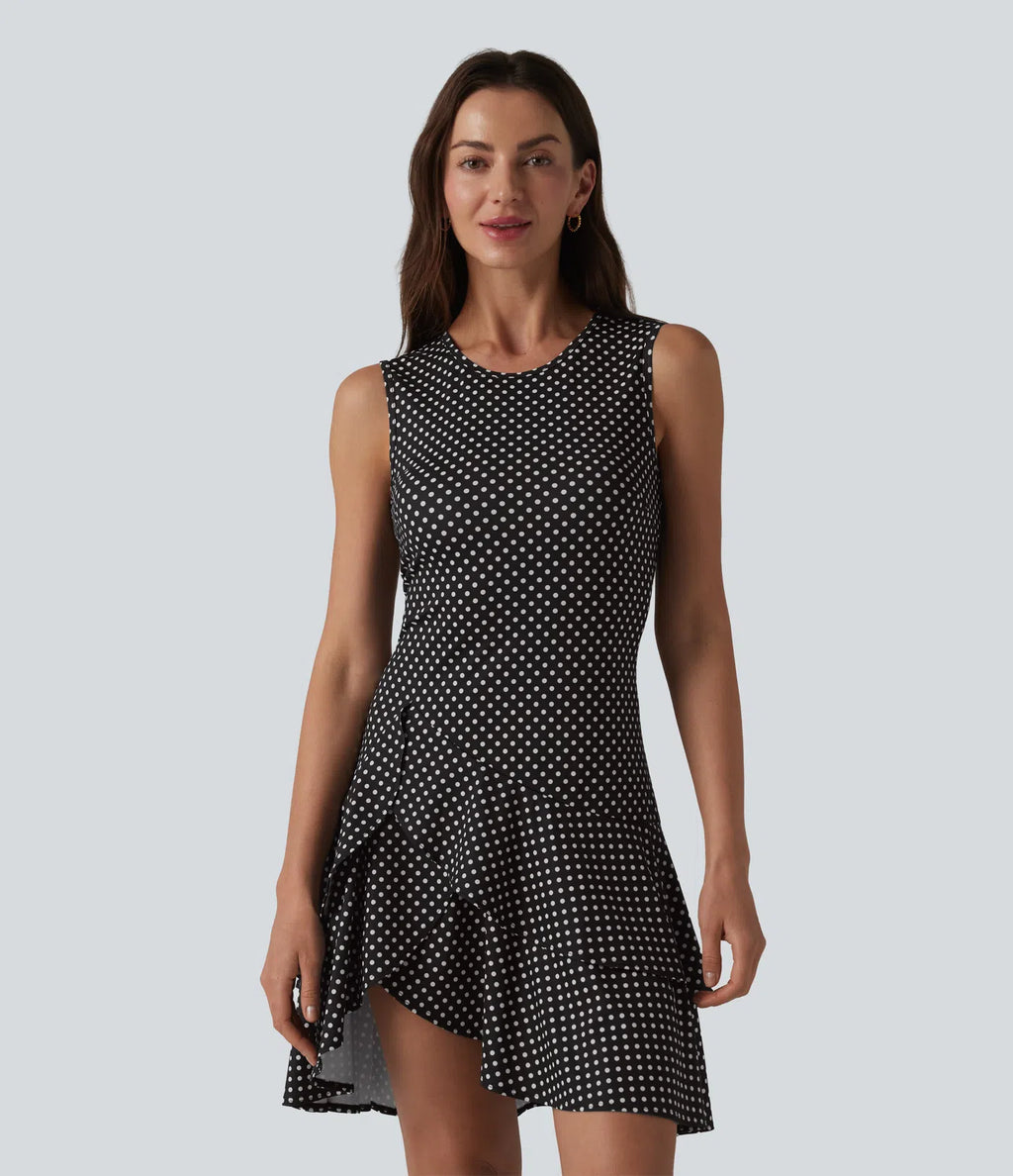 Vestido Lunares Sin Mangas