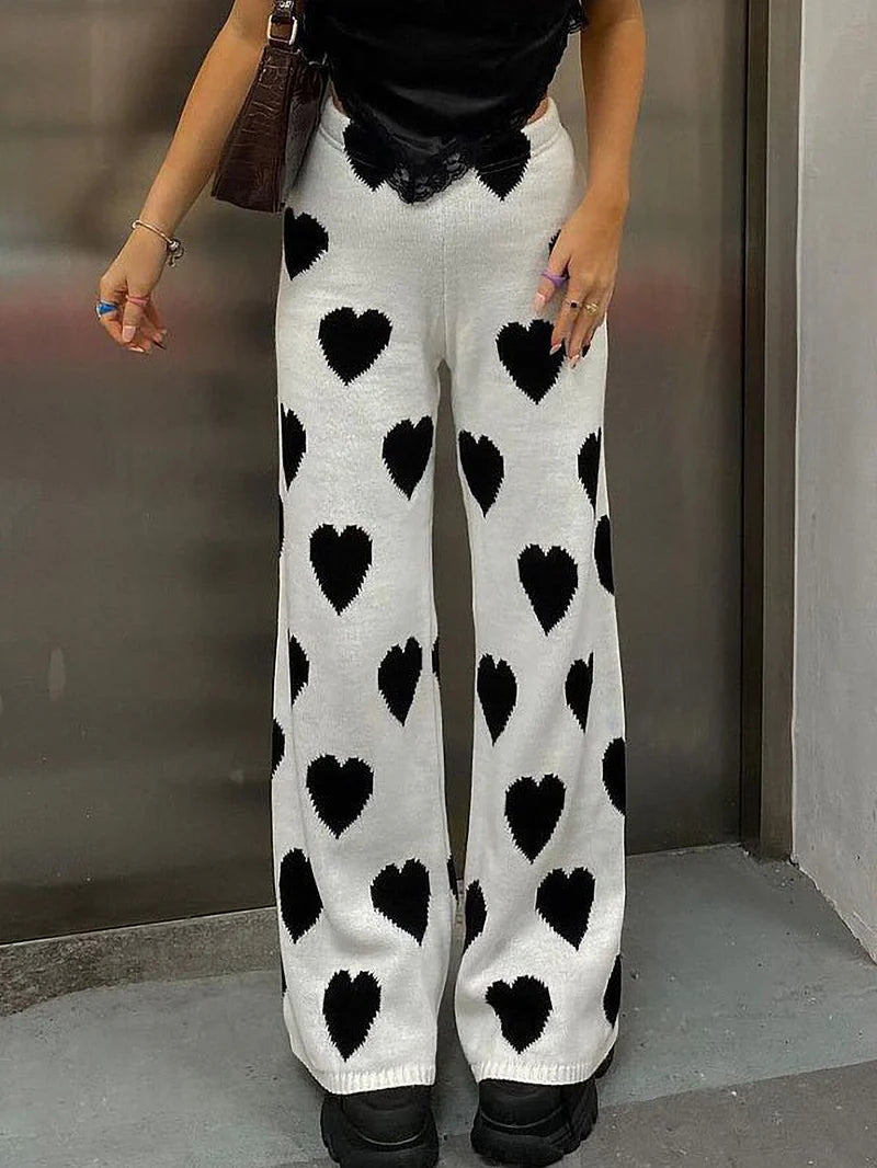Pantalón Tejido Wide Leg