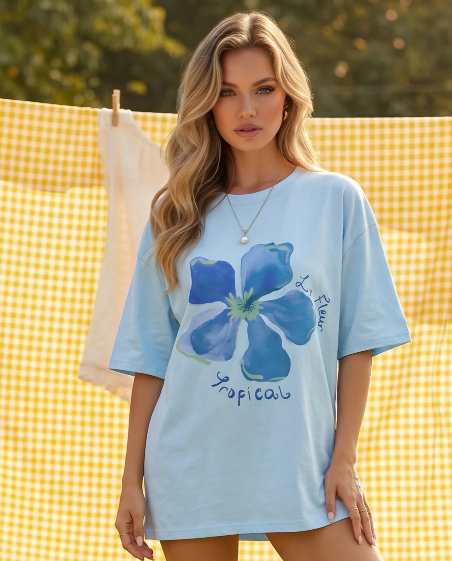 T-Shirt Oversize | "La Fleur Tropicale