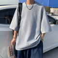 Camiseta Waffle Oversize