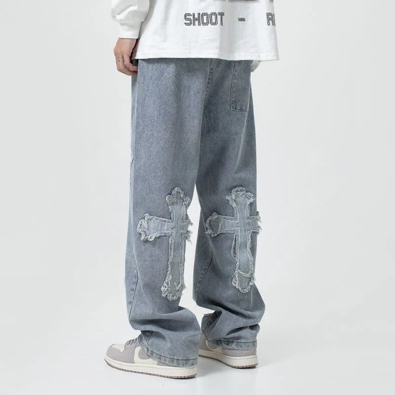 Jeans Baggy Cruces