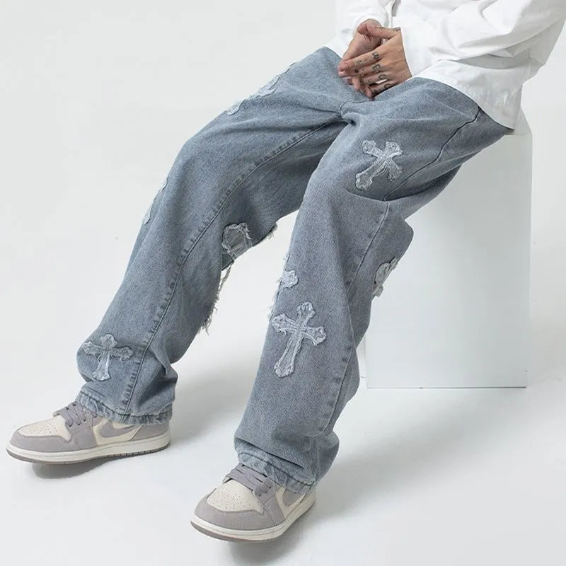 Jeans Baggy Cruces