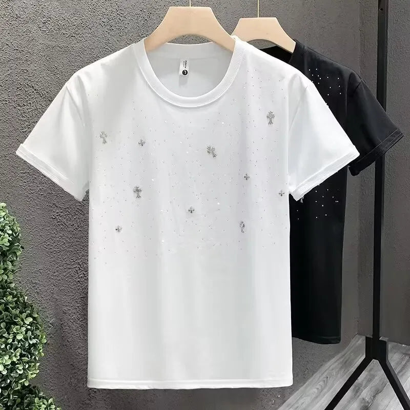 Camiseta Rhinestone