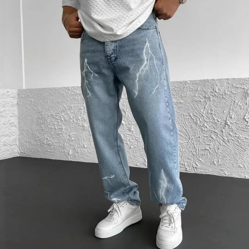 Jeans Baggy Estampado