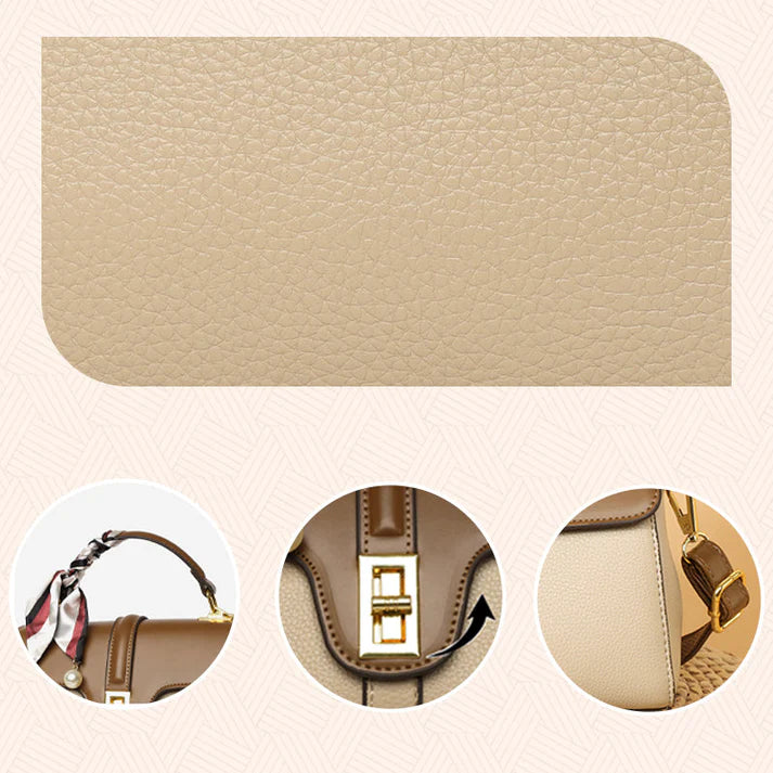 Bolso Satchel Bicolor